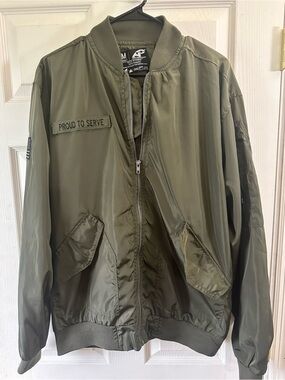 U.S. Army Olive Green Lightweight Bomber Jacket